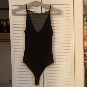 Spaghetti strap body suit